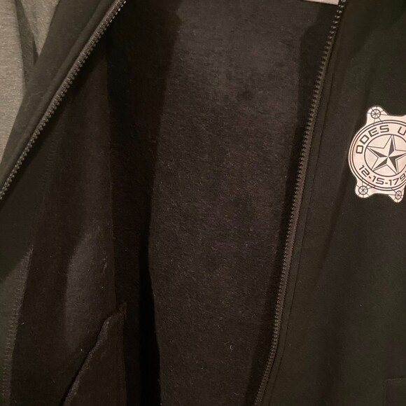 Odes UTV Full Zip‎ Hoodie Black and Gray L - Picture 5 of 5